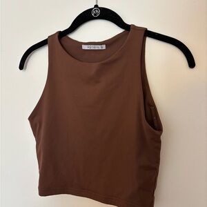 ReoRia Women's Chocolate Crop Top